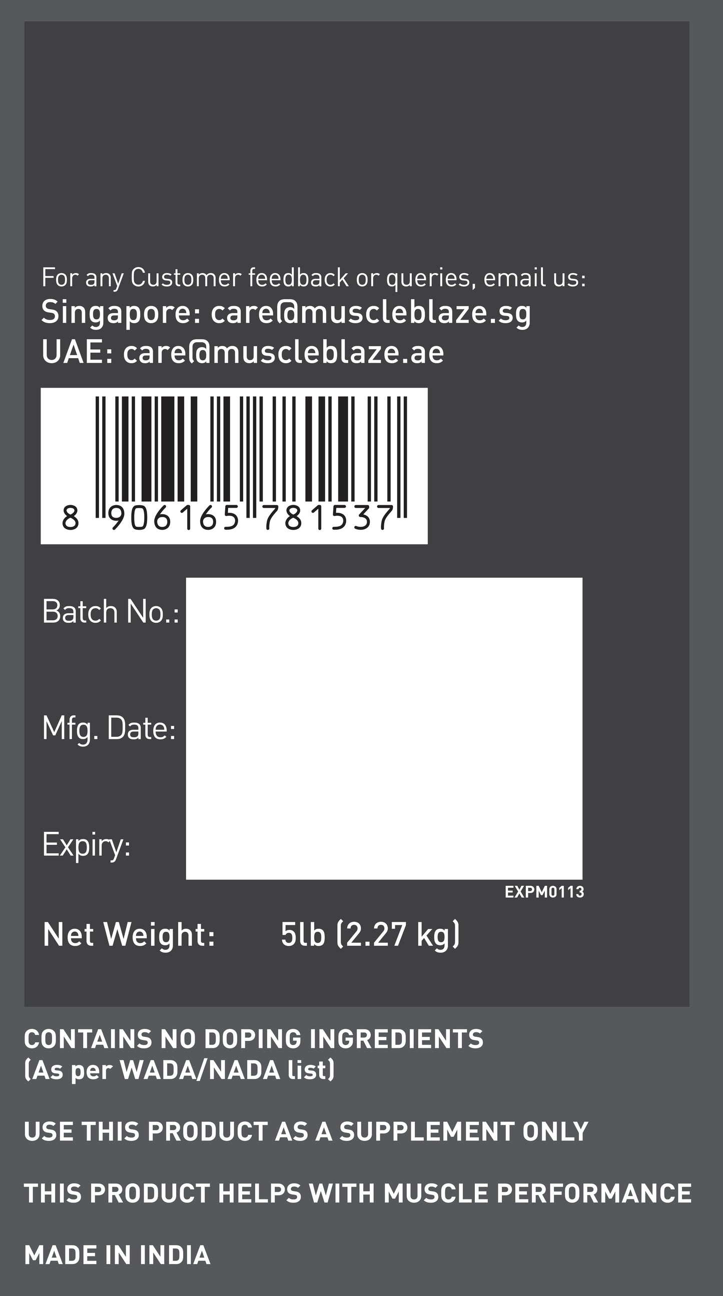 MuscleBlaze Biozorb Performance Whey
