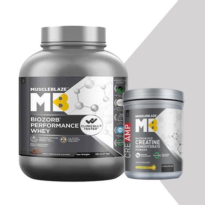 Biozorb Performance Whey 5 lb Rich Chocolate with Creatine CreAMP Citrus Blast